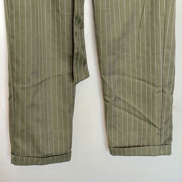 Indigo Rein Womens Pants Sz 5 Striped High Waist Preppy Cropped Indie Sleaze - Picture 6 of 14